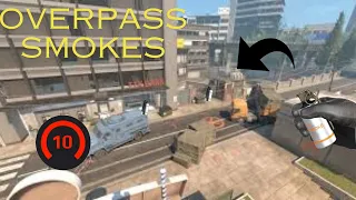 CS2 | OVERPASS SMOKES YOU SHOULD KNOW