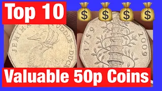 Top 10 Valuable 50p Coins | What is my 50p Worth?
