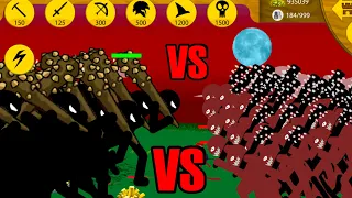 GIANT RED 99999999 VS GIANT BLACK 9999999 ,STICK WAR LEGACY  ,StickGiant999