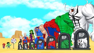 Rescue HULK Family & SPIDERMAN, SUPERMAN vs ANTI-VENOM : Who Is The King Of Super Heroes? - FUNNY