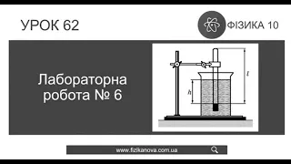 Фізика 10 клас  Лабораторна робота №6  Дослідження ізотермічного процесу