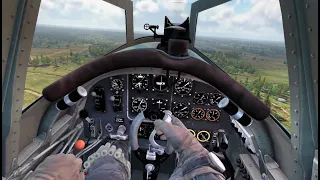 Бой на Хейнкель He 112 B-1/U2 (итальянский) в VR шлеме в War Thunder. СБ режим.