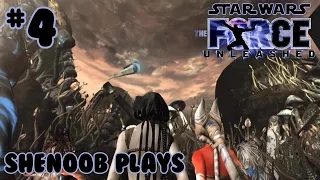 Frustrating Felucians, Flying Sith - SheNoob Plays: Star Wars: The Force Unleashed - Part 4!