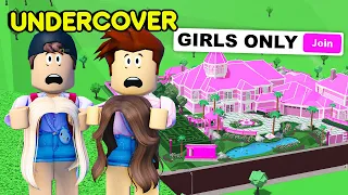 We Snuck Into GIRLS ONLY NEIGHBORHOOD.. Boys Were Being Trapped! (Roblox Bloxburg)