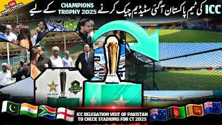 BREAKING ICC is in PAK😳 Preparations Of Champions Trophy 2025 Renovation Of National Stadium Karachi