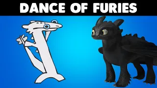 Toothless Dancing Meme Light Fury And Night Fury Dance