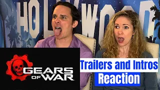 Gears of War Triple Trailer Reaction | 1-3 Intros