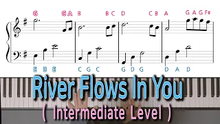 River Flows In You (Intermediate Level) - Yiruma (Piano cover)