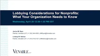 Lobbying Considerations for Nonprofits: What Your Organization Needs to Know