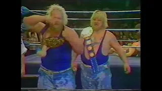 The Moondogs win WWF Tag TItles over Rick Martel & Tony Garea 4/4/81