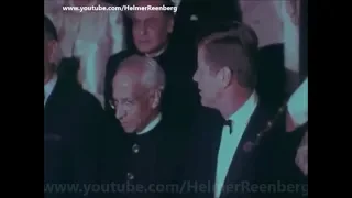 June 3, 1963 - President John F. Kennedy's state dinner in honor of Dr. Sarvepalli Radhakrishnan