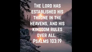 PSALMS 103:19