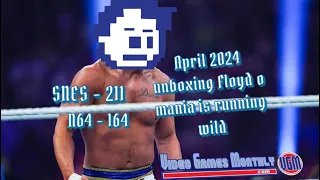 Video games monthly unboxing April 2024 plus Wrestlemania night 1 opinion