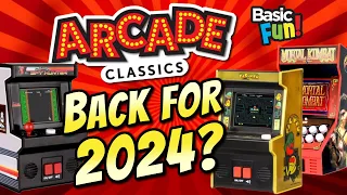 Basic Fun Bringing Arcade Classic Mini Arcade Toys BACK in 2024? | NEW Pac-Man Spotted!