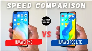 Huawei P40 vs Huawei P30 Lite speed comparison! Who's faster?