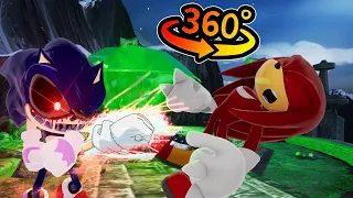 Sonic Exe vs Knuckles Night Friday Funkin 360° Animation