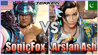 Tekken 8  ▰  SonicFox (Feng) Vs Arslan Ash (Azucena) ▰ Player Matches