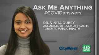 12:30 p.m. COVID-19 Q&A with Toronto's Associate Medical Officer of Health