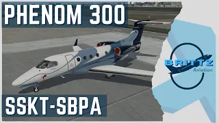 [XP11] Embraer Phenom 300 - Aeroclube Santa Catarina - Porto Alegre