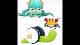 Funny Walking Crab Snail Octopus Toy/ Summer Time Fun Gift for Kids