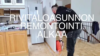 Rivitaloasunnon remontti alkaa tarkistusmittauksella ja sähkärin vierailulla @KRANTTUTANTTU