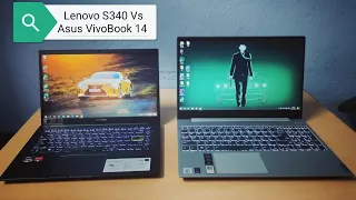 Lenovo Ideadpad S340 Vs Asus Vivobook 14 🔥🔥(i5 10th gen Vs Ryzen 5 4500U) in-Depth Comparison⚡⚡