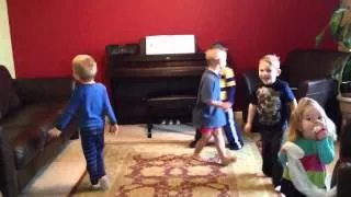 Kids screaming the ABC's