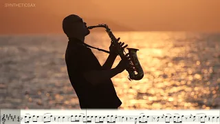 Sunset & Ocean - Dance Monkey (Saxophone cover and Sheet Music for Sax Alto)