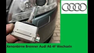 Brenner Leuchtmittel wechseln Audi A6 4F Xenon Birne