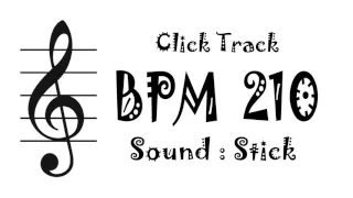 【BPM 210】Stick - Click Track Metronome