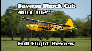 LEGEND HOBBY / SEAGULL MODELS Shock Cub Flight Review - Shocking STOL Capability | HobbyView