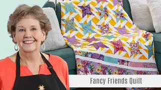 How to Make a Fancy Friends Quilt - Free Quilting Tutorial