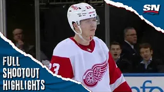 Detroit Red Wings at New York Rangers | FULL Shootout Highlights