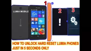 LUMIA 430 PHONE HARD RESET EASY METHOD