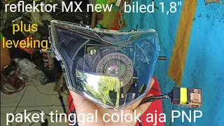 cara pasang proji 1,8" di MX new 135 plus leveling LEED HID MOTOR