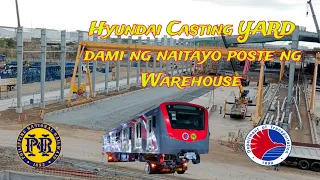 Hyundai Precast Yard ang dami ng naitayon poste ng Warehouse #bbm #buildbuildbuild