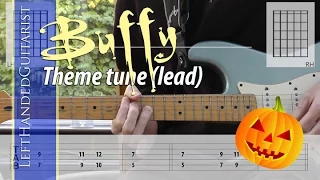 Buffy the Vampire Slayer theme - guitar lesson (lead)