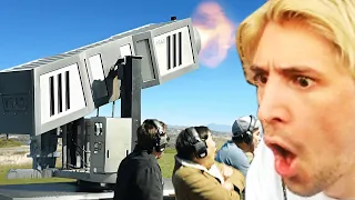 Vortex Cannon vs Drone | xQc Reacts