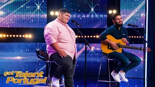 Emanuel e Antonio, uma audição com muita emoção! | Got Talent Portugal 2021