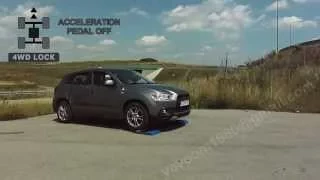 Mitsubishi ASX 4x4 : 2WD 4WD LOCK AWD test on rollers -  RVR / Outlander Sport