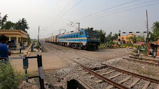 Rare scene wag-7 hauling Kolkata Summer Special Express Furiously Moving Throughout Railgate