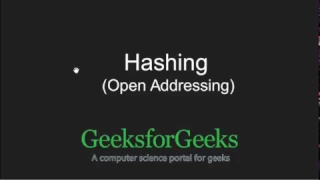 Hashing | Set 3 (Open Addressing) | GeeksforGeeks