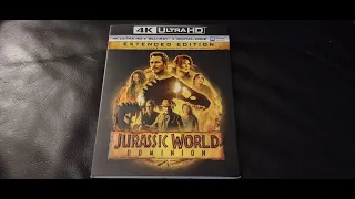 JURASSIC WORLD DOMINION EXTENDED EDITION 4K Ultra HD Blu-ray Unboxing