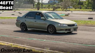 Pocket Rocket Toyota Corolla EE111 onboard Trackday Circuit | Stade Anjalay (25 June 2023)