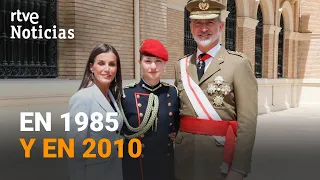 FELIPE VI: Las otras DOS OCASIONES que el REY JURÓ BANDERA en la ACADEMIA MILITAR de ZARAGOZA | RTVE