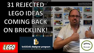 31 Reject Lego Ideas sets making a come back on Bricklink! Exclusive sets!