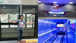 INDIA'S FIRST UNDER WATER METRO🚇 Ride😍|| ESPLANADE TO HOWRAH STATION #indianrailways  #kolkatametro