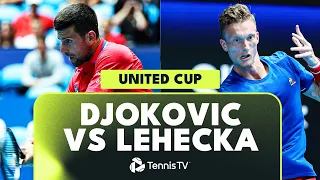 Novak Djokovic vs Jiri Lehecka Highlights | United Cup 2024