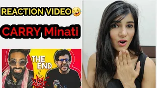 Husband Wife Reaction Carryminati : TikTok Vs YouTube The End Our Reaction 🤣