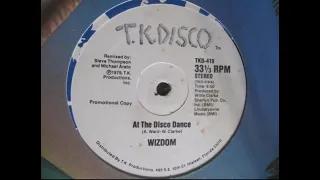 wizdom - at the disco dance. (12inch